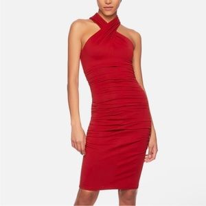 NWT Susana Monaco Red Halter Dress size XS